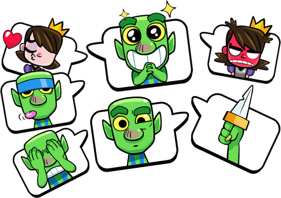 Goblin and Princess Emotes are here! 