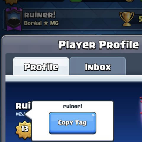 Clash royale deals player search